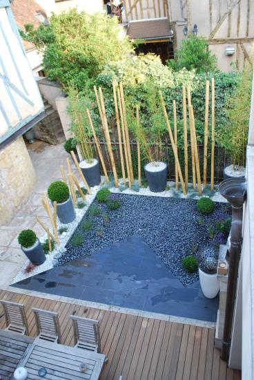 Jardin terrasse à Auxerre